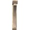 Ekena Millwork Thorton Slat Rough Sawn Bracket w/ Offset Brace, Douglas Fir, 6"W x 34"D x 40"H BKT0604X34X40THR06RDF - alternate 3